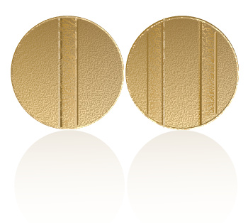 Ficha relieve 27,0 x2,0mm - 100 ud.